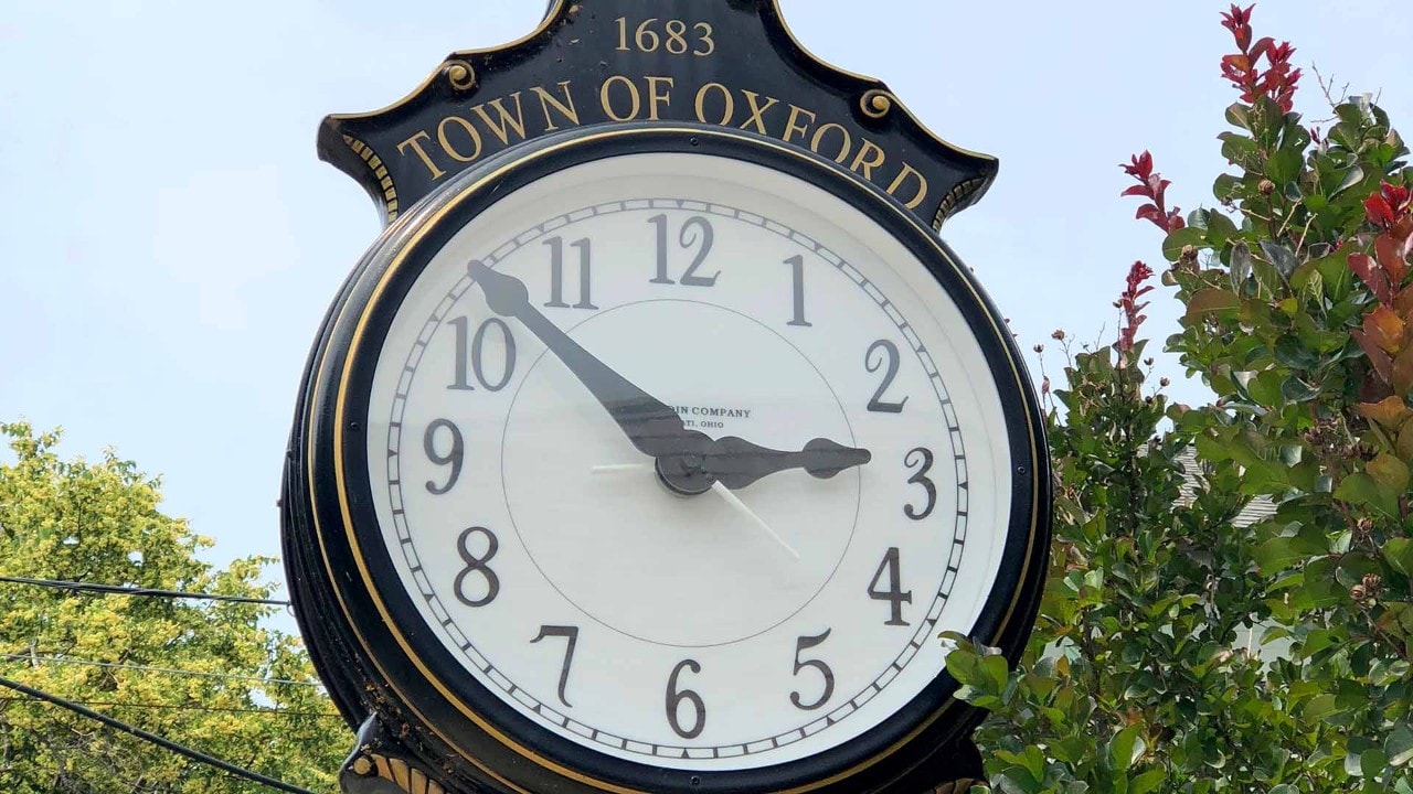 Oxford clock