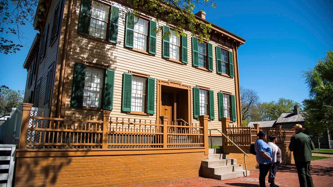 In Springfield, Illinois, visitors can tour the only home ever owned by President Abraham Lincoln.