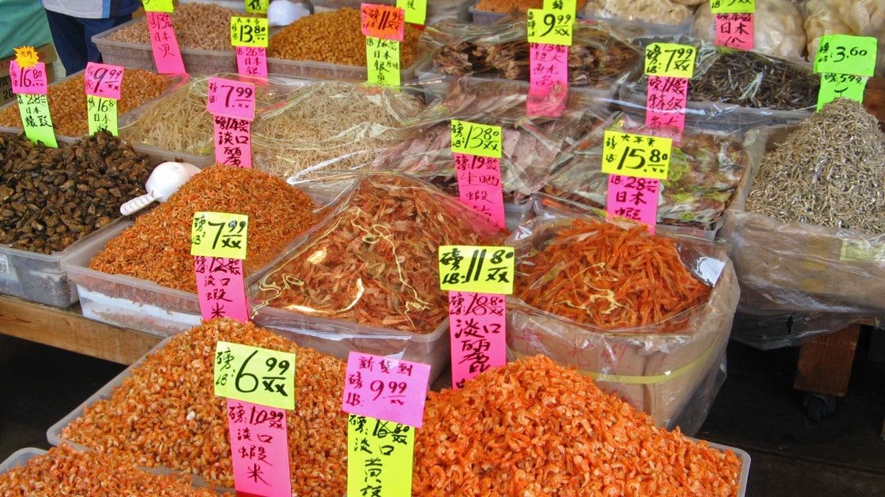 Market in Vancouver's Chinatown. Photo by Getty Images