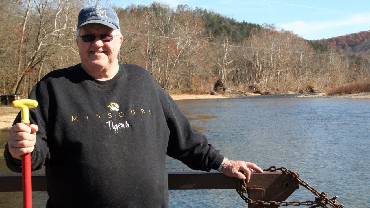 Gene Maggard operates Akers Ferry Canoe Rental and is the dean of Ozark outfitters.