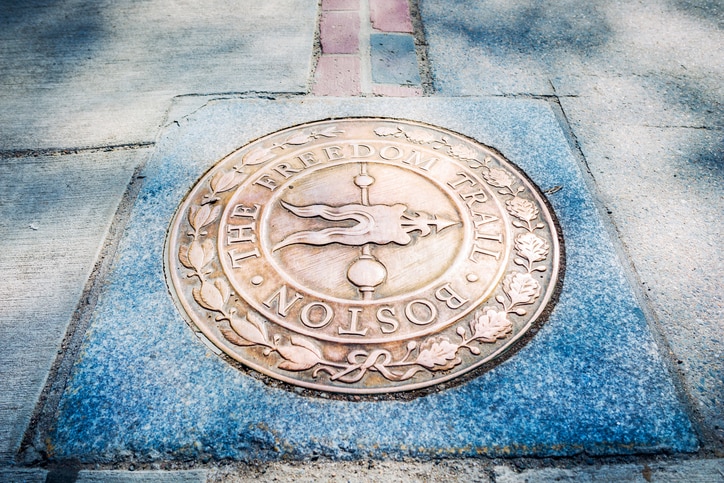 The Freedom Trail in Boston