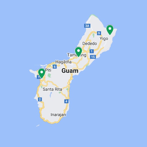 Guam Map New 